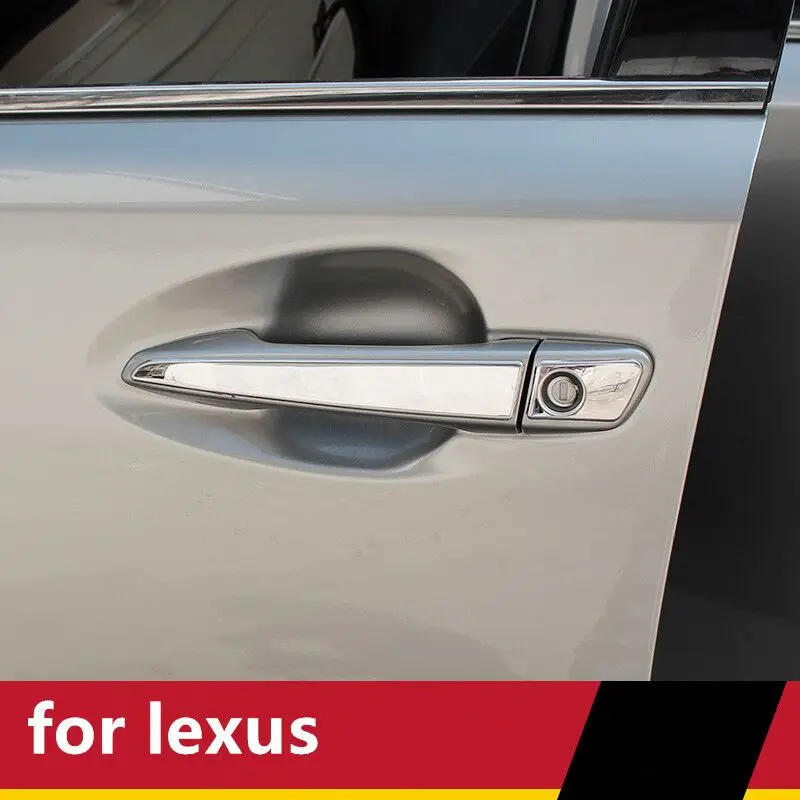 For Lexus GS GS350 GS450h 2012 2013 2014 2015 2016 Chrome Car Door Handle Cover Decor Trim Sticker Styling Accessories