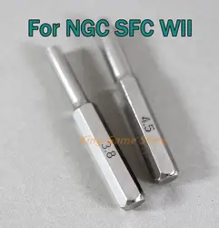 2pcs/lot high quality 3.8mm 4.5mm Security Screw Driver Game Bit For Nintendo NGC SNES N64 NES Gameboy SFC WII