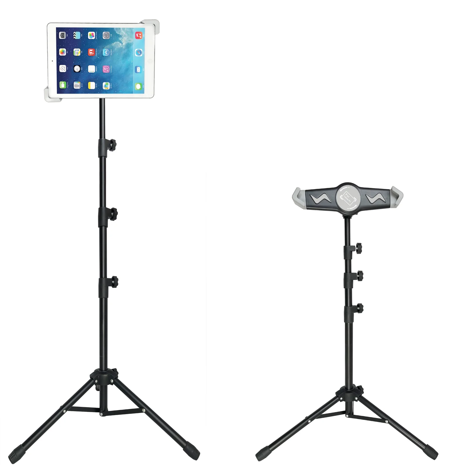 1.45m Floor Stand Tripod Mount Adjustable Holder for iPad Tablets 9.5