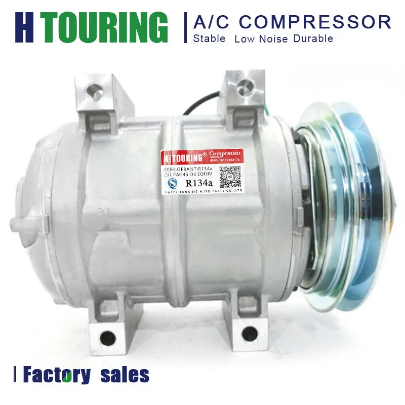 

DKS15C Auto ac compressor 1pk For Car Isuzu Elf / Nissan Atlas 1995- 506211-7020 506011-7600 5062117020 5060117600