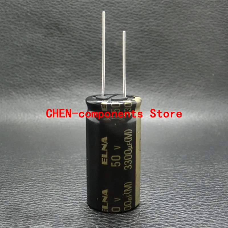 

10PCS Original ELNA RA3 50V3300UF P7.5MM 18X35.5MM Audio fever electrolytic capacitor 3300uF/50v 85 degrees 3300UF 50V