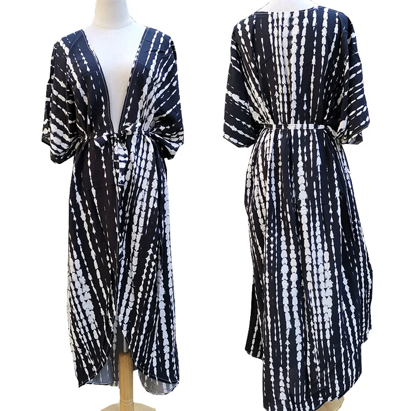 2023 strand Cover Up Über Größe Kimono Kaftan Bademode Tunika Für Strand Pareo Badeanzug Cover Up Sarong Badeanzug Abdeckung-ups