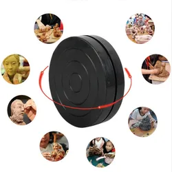 Clay Turntable 360 Plastic Rotation Wheel Pottery Rotary Plate Sculpture Board Clay Turntable For Sculpture Model-making Tools