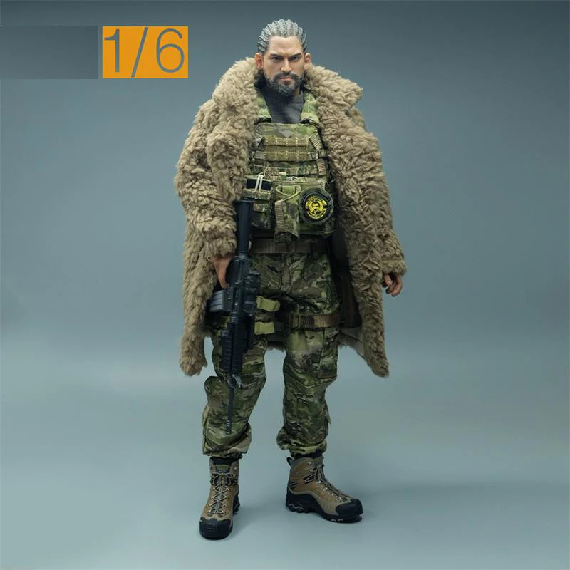 Big Sales 1/6th Military War Coat Sweater Model PMC  For 12 inch  SS DAM HT Doll Collection