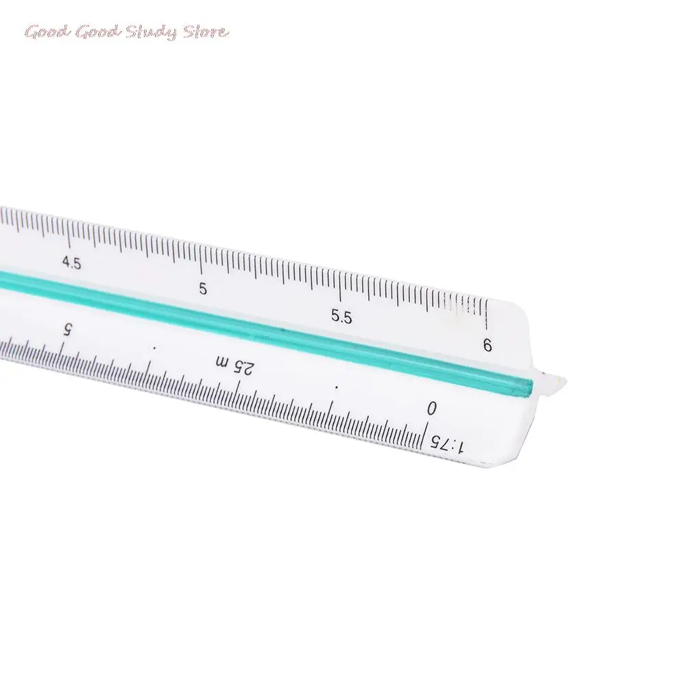 1:20 1:25 1:50 1:75 1:100 1:125 Plastic Triangular Scale Ruler Measurement