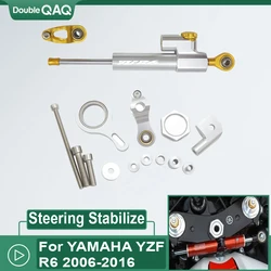 For YAMAHA YZF R6 2006 2007 2008 2009 2010-2017 Motorcycle CNC Steering Damper Stabilizer Bracket Full
