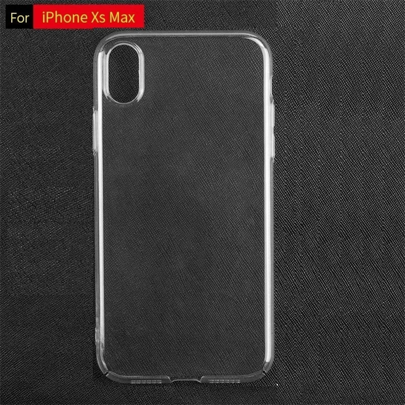 Coque de téléphone en plastique transparent pour iPhone, coque arrière en cristal fin, coque rigide pour iPhone 14, 13, 12, 11, 15 Pro Max, MINI,