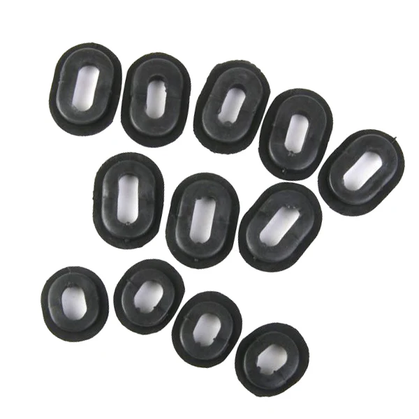 24pcs Rubber Grommet Single Side Panel Fairing Washer Wiring Cable Gasket Rubber Seal Assortment Set For Honda Motorcycle