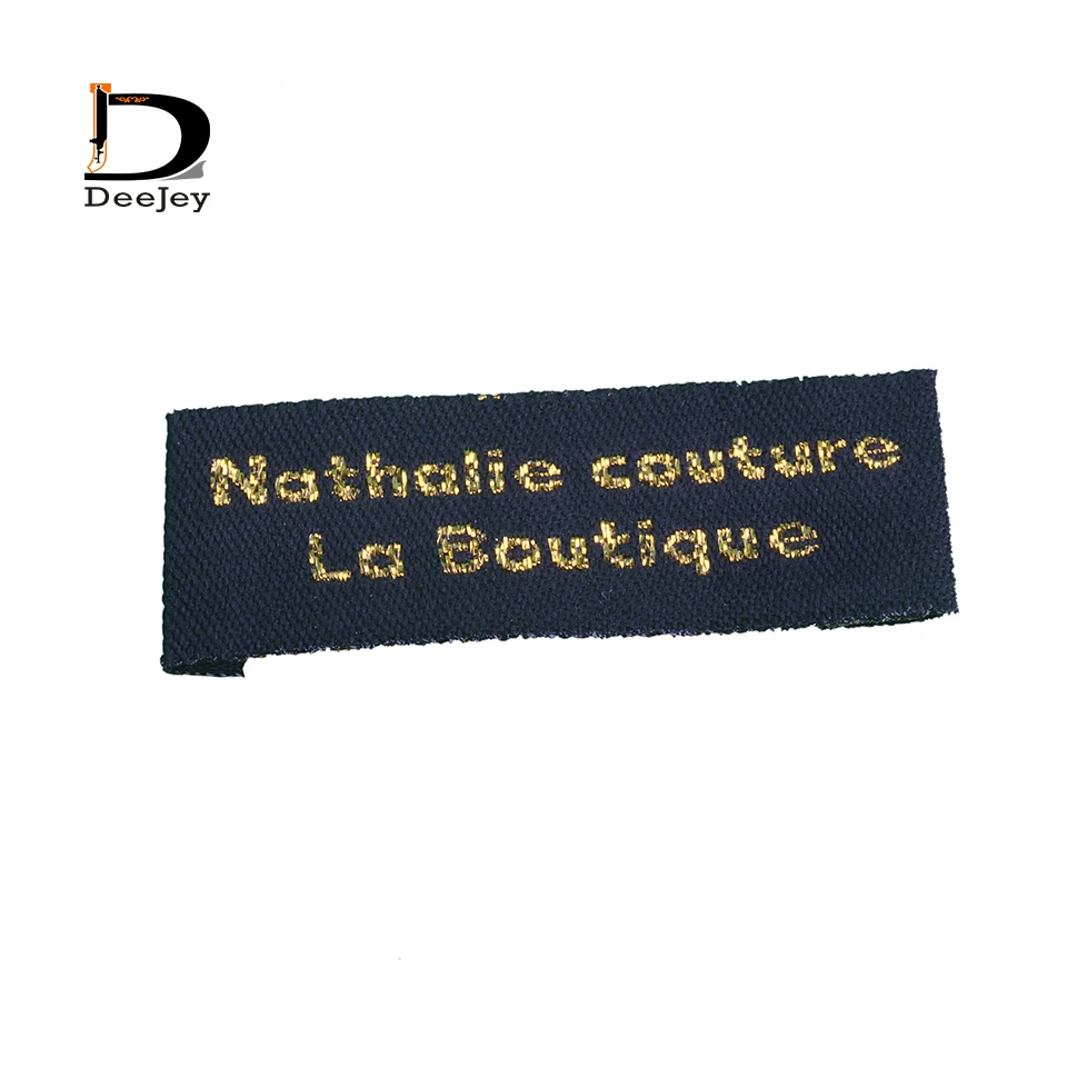 custom logo neck ties tag woven labels tag end folded finish labels for ties 1000pc lot