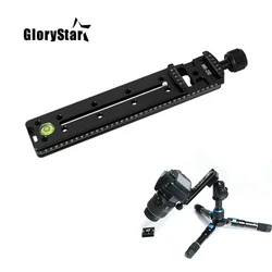 Slide Rail RRS long Quick Release plate Clamp Long-focus Zoom Lens Support Holder Bracket for Arca swiss Tripod camera ball head