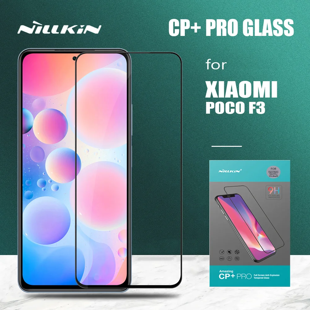 

for Xiaomi POCO F5 F3 F4 X5 X4 X3 Pro 5G Glass Nillkin 9H+/CP+ Pro Tempered Glass Screen Protector for Xiaomi Poco F3 Glass Film