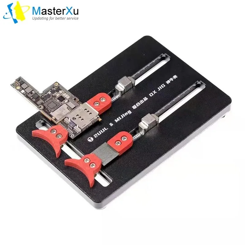 MasterXu 2UUL Mijing OX JIG Universal PCB Holder MaAnt T1 Magnetic PCBA BGA Chip CPU A8 A10 A13 Nand HDD Shaft for Soldering