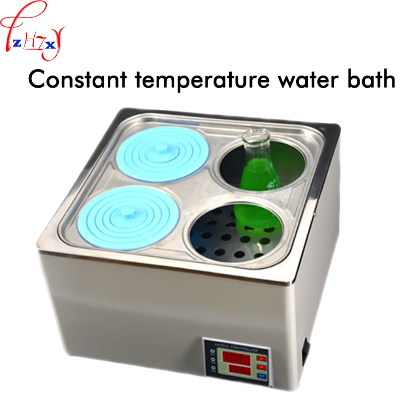 

HH-4 Thermostatic Water Bath Pan 304 Stainless Steel 4 Hole High-grade Digital Display Electric Thermostatic Water Bath 220V