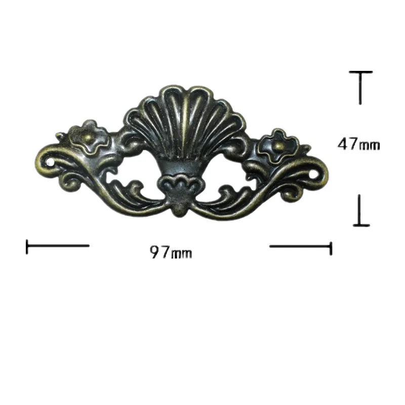 

1PC Wooden Box Coner,Wine Box Protector,Embellishment Findings Flower Corners Antique Bronze Tone,Old Style,Vintage Cover
