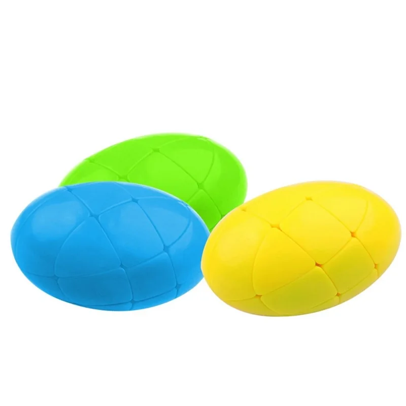 New  Blister Packaging Yuxin QN Egg Shape Colorful Magic Cube Stress Reliever Toys Adult Puzzle CubeToy For Children Puzzle Cubo