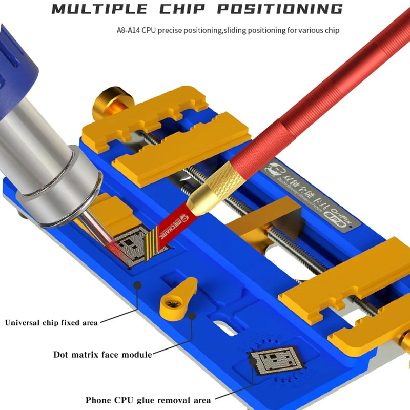 MECHANIC Double Bearing Universal Fixture PCB Holder For Mobile Phone Motherboard IC Chip Dot Matrix Projector Module