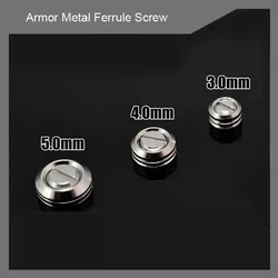 Peças para Ferramentas de Tomada Modelo, Armadura Modificação Metal, Parafuso Virola, Transformação Detalhe, 3.0mm, 4.0mm, 5.0mm