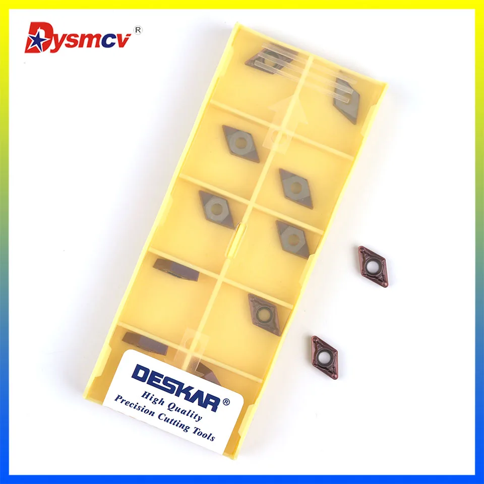 DESKAR DCMT070204 MV LF6018 DCMT070208 MV LF6018 utensile per tornio in metallo duro di alta qualità per la lavorazione di acciaio inossidabile