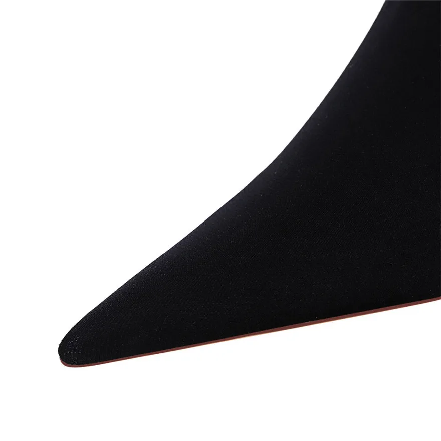 Fashion Runway Thin Heel Elastic Sock Boots Women\'s Breathable Mesh Over the Knee Boots Pointed Toe Thigh High Party Shoes Woman