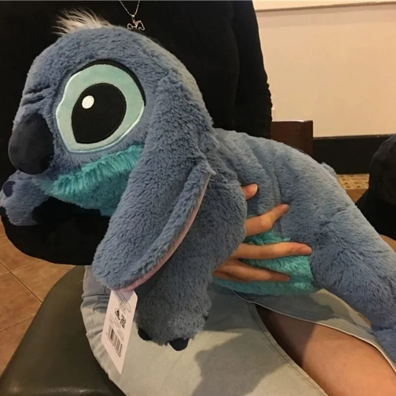 60cm Lilo i stich Disney Store duże zabawki pluszowe poduszki z Anime dla snu dzieci lalki dziewczyny prezent urodzinowy dla dzieci