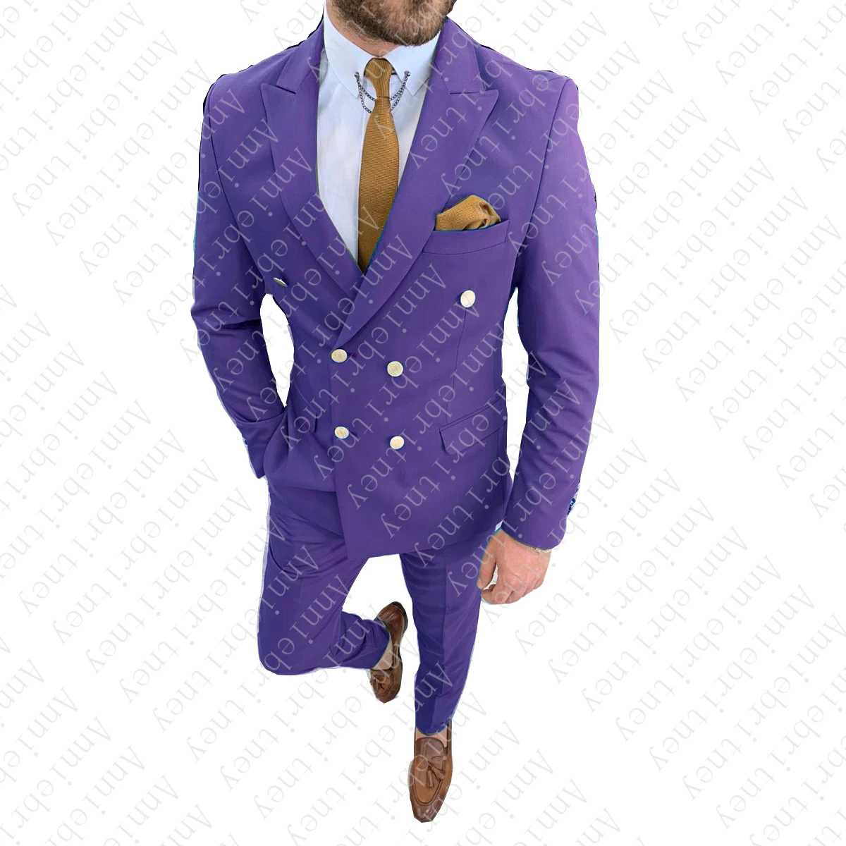 

2021 Mens Purple Suit Wedding Suits Business Formal Best Man Suit Custom Made Groom Tuxedos Jacket Pants 2 Pieces Set