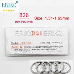 B26 Nozzle Valve Lift Adjusting Washers B26 Shims Diesel Injector Gaskets Kit Size:1.51-1.65mm Fuel Injection Sprayer Gaskets