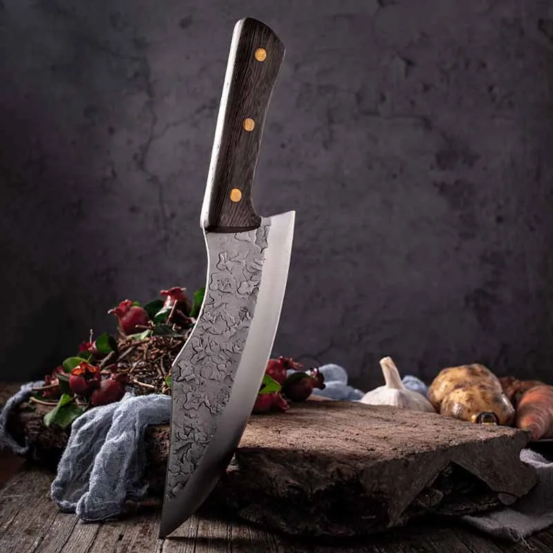 

Liang Da New Hand-forged Stainless Steel Butcher Knife Boning Knife Fish Knife Kitchen Cleaver Butcher Fish Fillet Cooking Tool