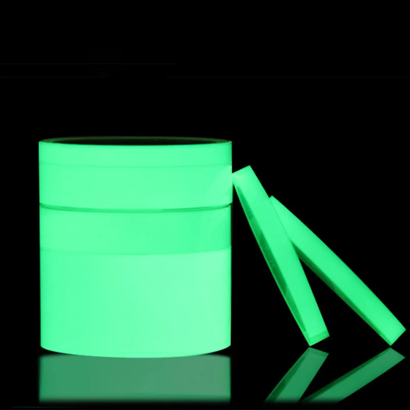 Self-adhesive Safety Sticker Tape Glow In The Dark Luminous Fluorescent Sticker 3 Meter Security Supplies Alarm Sticker 야광테이프