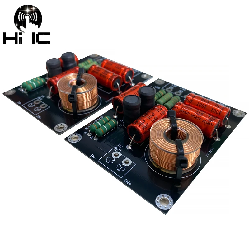 2pcs 230W 3 Way Audio Speaker Crossover Treble + Midrange + Bass Independent Crossover Speakers Filter Frequency Divider