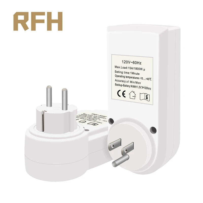 Electronic Digital Timer Switch EU US  Plug Kitchen  Outlet 230V 110V 7 Day 12/24 Hour Programmable Timing Socket