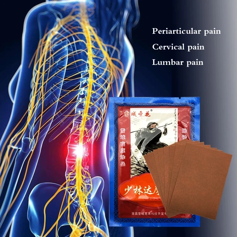 8/16/48/80PCS Chinese Dharma Patch Relief Rheumatism Joint Pain Relief Patch Neck Muscle Herbs Plaster Body Massager