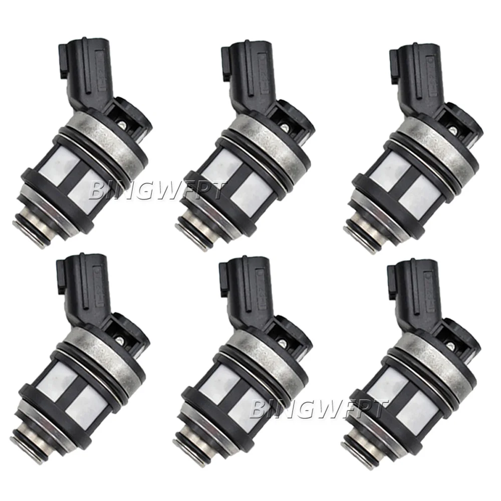 

6PCS 16600-38Y00 16600-38Y10 JS23-1 fuel injectors for Nissan Patrol IV GU Y61 TB45E 4.5L 1997-2001