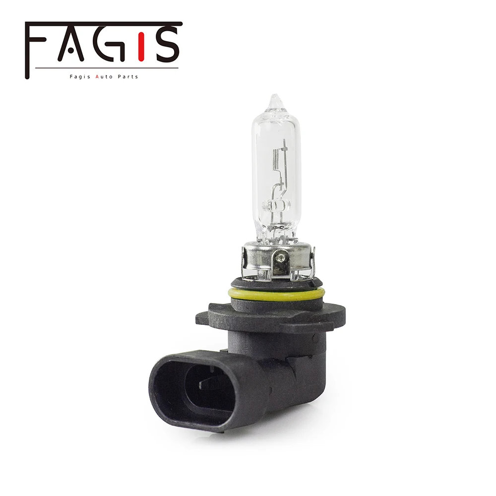 Fagis 2 Pcs Good Quality Long Life HB3 9005 12V 65W Halogen Bulb White UV Quartz Glass Lamps Clear Car HeadLight