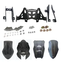 Modified motorcycle nmax155 nmax150 2024 2023 adjustable windscreen bracket rear view mirror brackets for Yamaha NMAX 2024