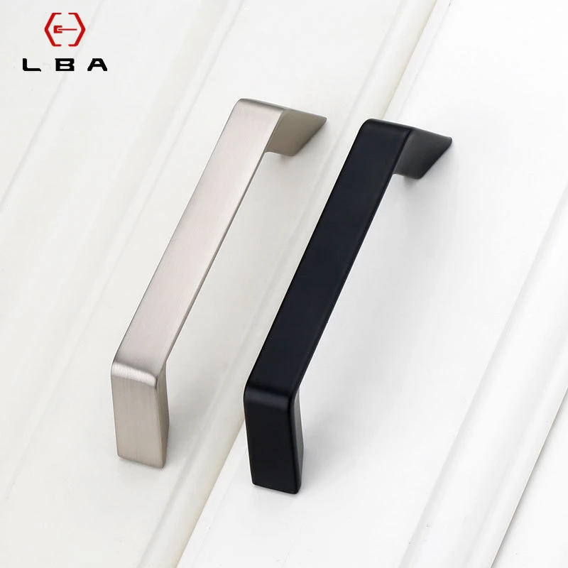 Modern Simplicity High Grade Decorative Furniture Hardware Bookcase Cabinet Closet Door Handle Zinc Alloy Push Pull Handle