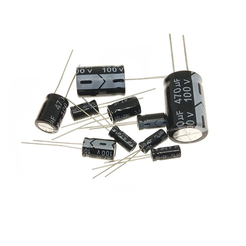 Aluminum Electrolytic Capacitor 6.3V 10V 16V 25V 35V 50V 63V 100V 400V 450V 10 47UF 100UF 220UF 330UF 470UF 680UF 1000UF 1500UF