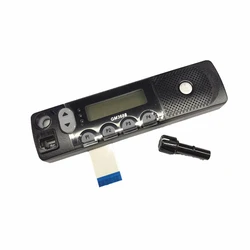 Couvercle de boîtier avant de tête de panneau avec écran LCD, capuchon de bouton de carte PCB, câble flexible pour radio Motorola GM3688, accessoires Walperforated Talkie