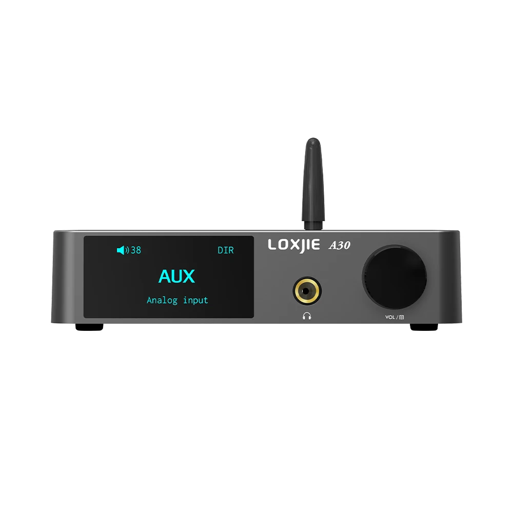 New A30 Desktop Stereo Audio Power Amplifier & Headphone Amp Support APTX Bluetooth 5.0 ESS DAC Chip With Remote Control