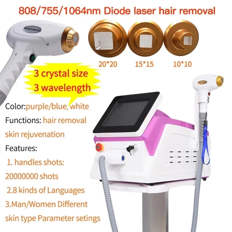 

germany 1200w laser depilation / 755 808 1064 nm depilator hair removal lazer / stelle laser diode laser hair removal machine