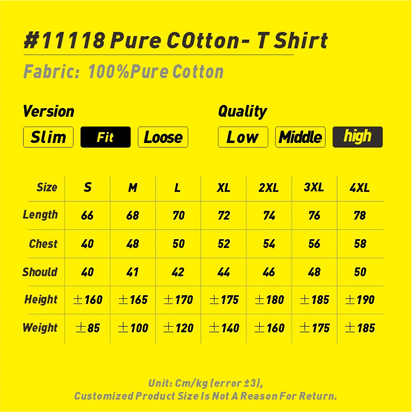 GTONG Cotton Custom Tshirt Embroidery Logo Solid Color  Men Top Your Own Design Diy Print Unisex Tees And Children\'s Clothes