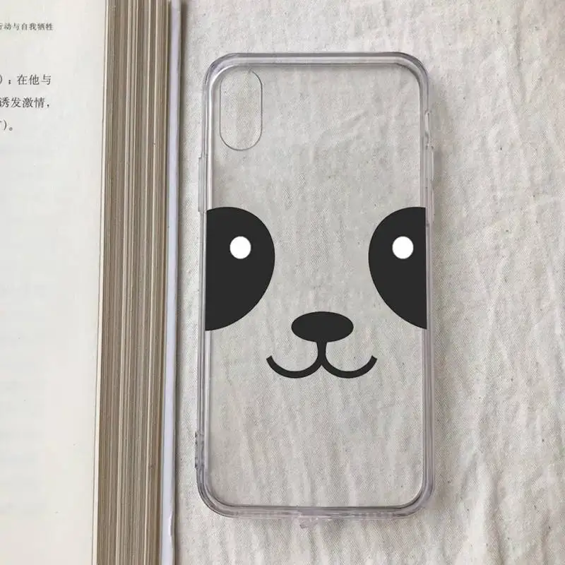 Creative Bear Panda Animal Shockproof Phone Case for iPhone 11 12 13 mini pro XS MAX 8 7 6 6S Plus X 5S SE 2020 XR case