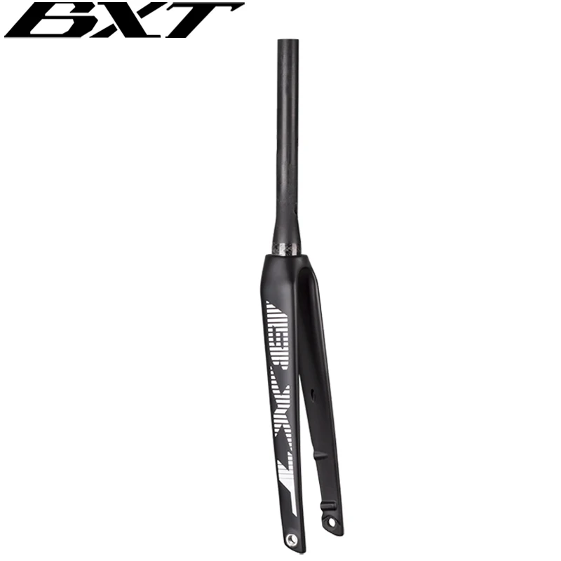 

BXT 700C Карбоновая дорожная вилка, внутренняя вилка со сквозной осью 100x12 мм, велосипедная вилка с дисковым тормозом, подходящая для плоского крепления