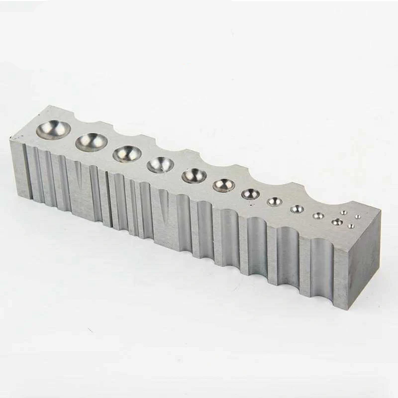 Steel Forming Dapping Block Multifunctional Design Doming Shaping Tools For Jewelry Making