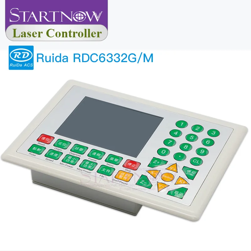 Startnow RDC6332M RDC6332G CO2 Laser Controller Laser Cutting Machine Wireless Remote Control Focus System Ruida DSP Motherboard