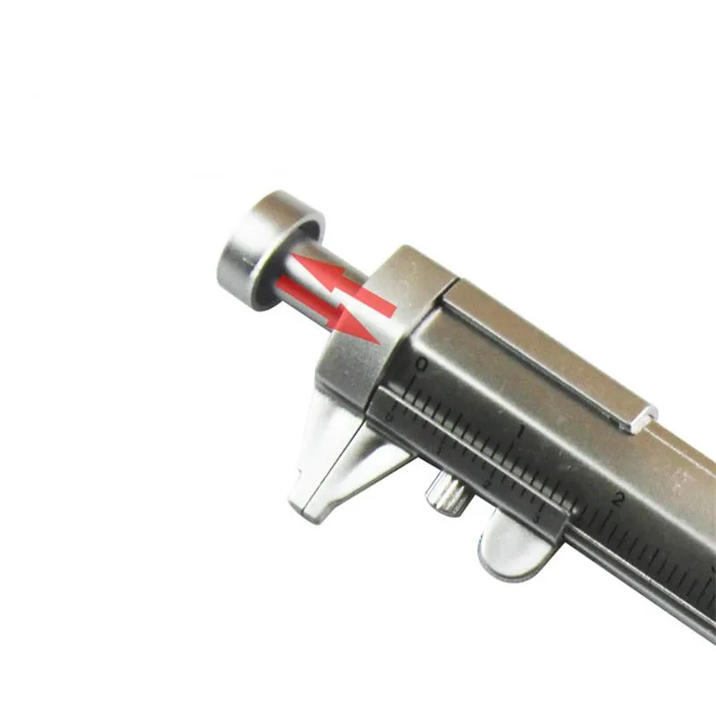 พลาสติก Vernier Caliper ประเภทเครื่องเขียนปากกาลูกลื่นนักเรียนเครื่องมืออเนกประสงค์0-100Mm Caliper