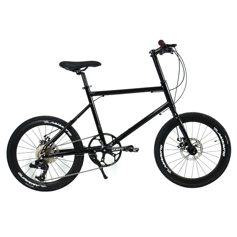 20 Inch Road Bike Travel Mini Bicycle Portable With Disc Brake Aluminum Alloy Frame 8 Speeds