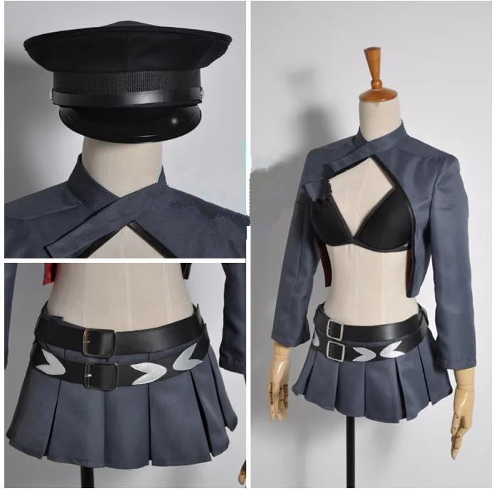 Anime Noragami Bishamon Costume Bikini Costume Sexy Cosplay full set Uniform+long wig Halloween Costume for Women cosplay party