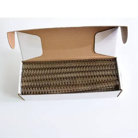 ReadStar A4 3:1 2:1 피치 6.4-38.1mm OY 더블 코일 브론즈 더블 루프 와이어 바인딩 빗 와이어 링, 박스 당 30 개, 50 개, 100 개 도매