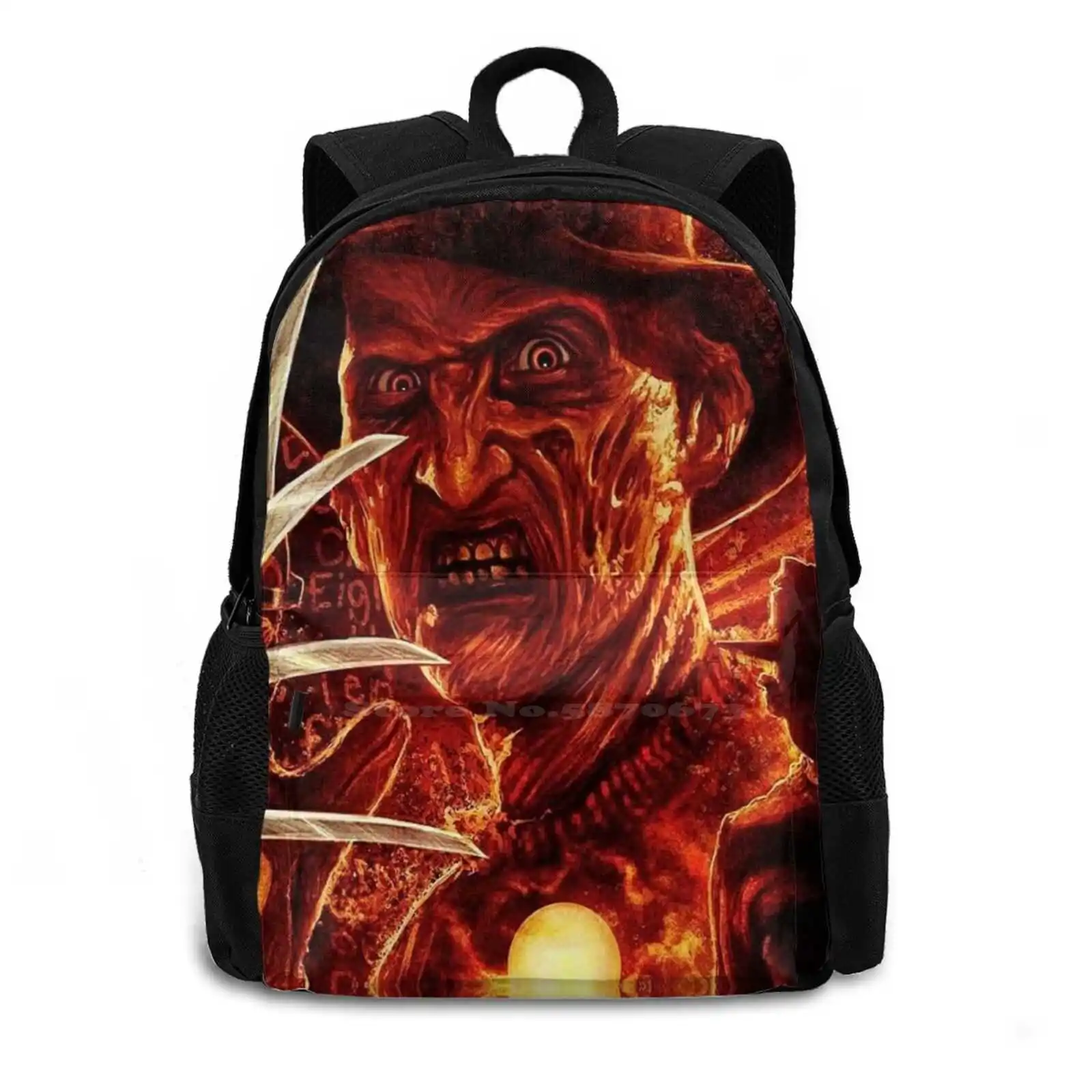 New Arrivals Unisex Bags Student Bag Backpack Freddie Krueger Horror