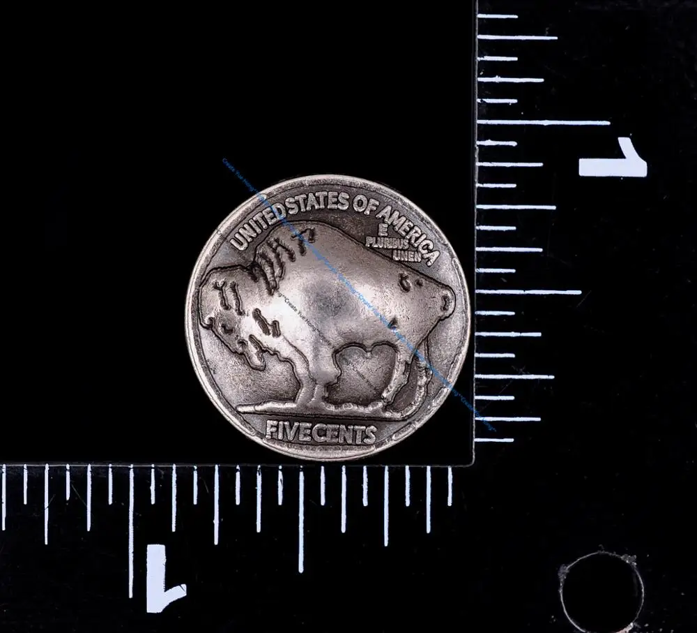 10X Argento Antico Buffalo Nickel Vite A Testa Posteriore Concho per Cintura Accessori per lavorazione pelle Sacchetto dei bagagli Ferramenteria E